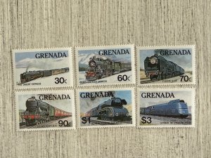 Grenada #1120-1125 MNH,  Trains and Railways, 2024 SCV $6.95