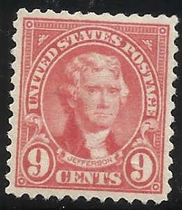 561  9c  Perf 11 MNH VF Centering