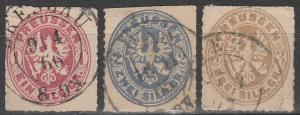 Prussia #17-9 F-VF Used  CV $5.20 (A4710)