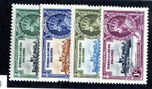 1935 Turks Sc #71/74 m* cv. $9.90 ( 561 JUB )