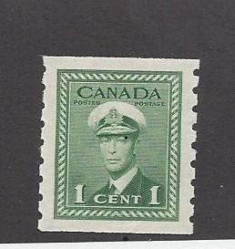 Canada, 263, King George VI Single,  LH