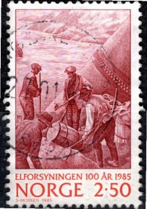 Norway; 1985: Sc. # 865: Used Single Stamp