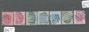 GOLD COAST  (P2507B) QV LOT OF 11  WITH 556 CAPE COAST CANCELS VFU