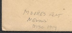 Doyle's_Stamps: California Moore's Flat Postal History #26A on Cover