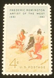 1961 4c Frederic Remington Artist of the West Scott 1187 MNH