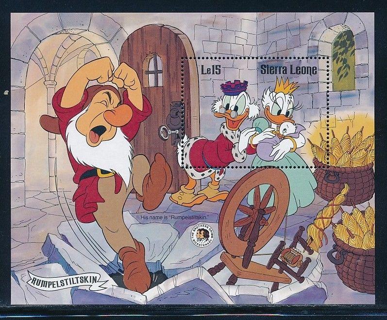 Disney Sierra Leone - MNH Souvenir Sheet Rumpelstiltskin #738 (1985)