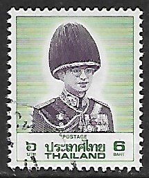 Thailand # 1244 - King Bhumibol - 6B - used....(KlGr12)