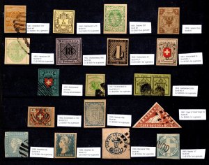 Worldwide, Forgery of 18 Valuable and Rare Stamps