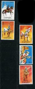 Spain #1766-70 MNH