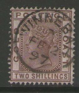 Gold Coast 1884 QV SG 19a FU