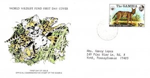 Worldwide First Day Cover, World Life Fund, Gambia