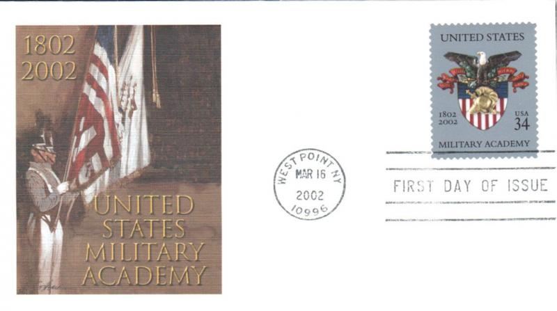 #3560 US Military Academy Fleetwood FDC