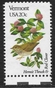 US #1997 20c State Birds and Flowers - Vermont