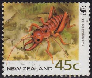 New Zealand - 1993 - Scott #1163 - used - Tusked Weta