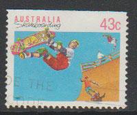 Australia SG 1181a  FU -    from booklet imperf  top  -  ...