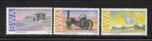 South West Africa 1975 Historic Monuments Sc 377-379 MNH A1999