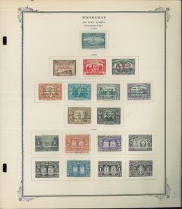 1865-1956 Honduras Mint & Used Postage Stamp Collection Album Pages Value $390