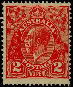 Australia 116 MNH King George V, Kangaroo, Emu