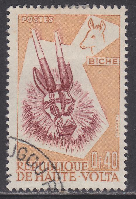 Burkina Faso 85 Deer Mask 1960