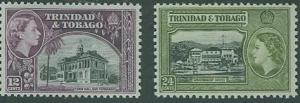 Trinidad & Tobago SC#79-8 Town Hall & Gov't House 12c 24c MH
