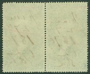 USA : 1862. Scott #R86c Choice, Extra Fine pair. A Gem. Catalog $125.00.