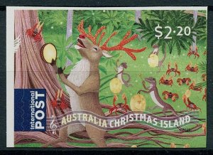 Christmas Island 2020 MNH Christmas Stamps Deer Crabs Intl Value 1v S/A Set