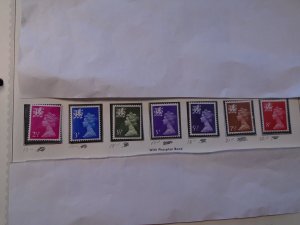 Great Britain : Wales  # WMMH 1-17/19/22/25/27-28/32/37/39-40/47/50  MNH  MNH