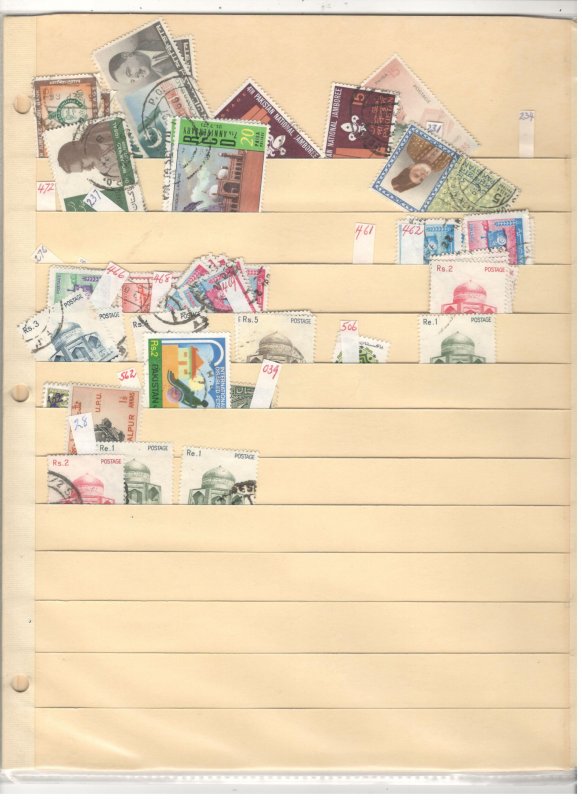 PAKISTAN COLLECTION ON STOCK SHEETS, MINT/USED