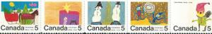 Canada #523a & 528a Christmas (MNH) CV $6.00