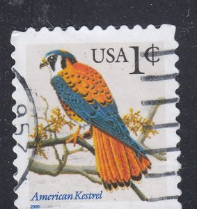 United States 2000 Sc#3031 American Kestrel (Falco sparverius) Used