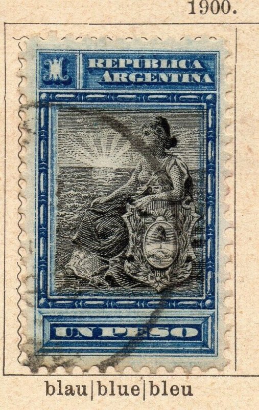 Argentina 1900 Early Issue Fine Used 1P. NW-11769