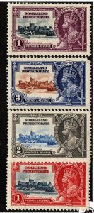 Somaliland Protectorate 77-80 Set Mint Never Hinged