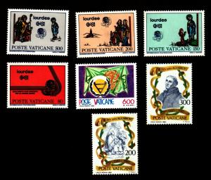 Vatican # 687-693 Mint!