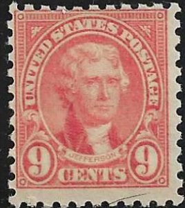 590 MNH Thomas Jefferson perf. 10
