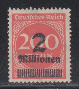 Germany,  2mil m Surcharged (SC# 269) MNH