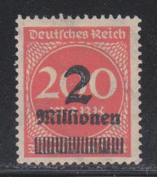 Germany,  2mil m Surcharged (SC# 269) MNH