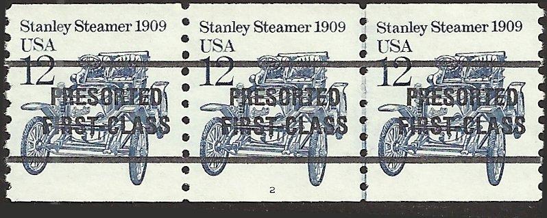 P.N.C. 2 # 2132a MINT NEVER HINGED PRE-CANS. STANLEY STEAMER