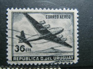 1952-59 Uruguay Air Post 36c Fine Used A4P43F50-