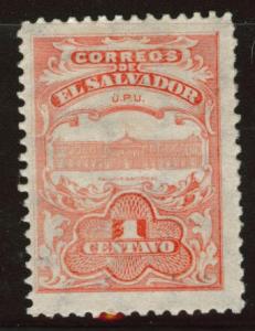 El Salvador Scott 397 MH* from 1911 set  wo shield opt