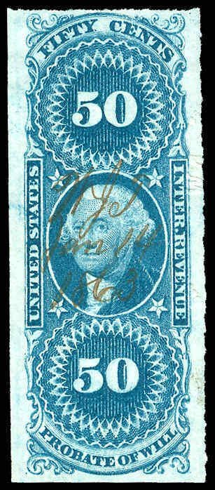 U.S. REV. FIRST ISSUE R62a  Used (ID # 78919)