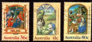 AUSTRALIA 1159-61 USED BIN $1.00 RELIGION