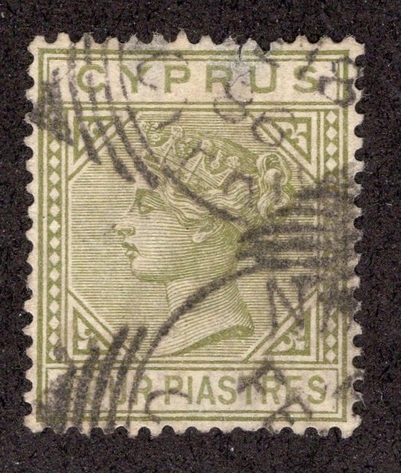 Cyprus #23a VF/U *Minor Fault* ~jm-1223