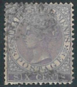 70618  - STRAITS SETTLEMENTS  - STAMPS: Stanley Gibbons # 13 - Finely USED