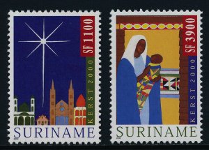 Surinam 1236-8 MNH Christmas, Madonna & Child