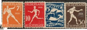 Netherlands B29-B32 Short set.  Mint hinged