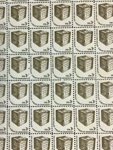 1584  To Cast a Free Ballot  Americana Issue Shiny gum  MNH 3  100 sheet  1977