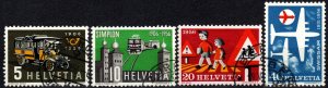 Switzerland #355-8  F-VF Used   CV $2.75  (X1285)