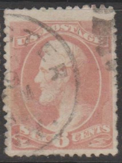 U.S. Scott #208 Lincoln Stamp - Used Single - IND