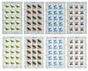 Artsakh 2023 MNH** Mi 260-63 Bird Def siskin francolin Heron Marbled duck+Imperf