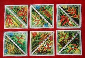 SURINAME 1999 Heliconiaceae flowers MNH Scott# 1166-1177 SG 1797-1808